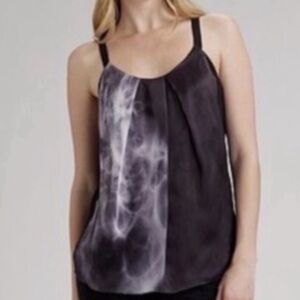 Helmut Lang Black and Gray Camisole